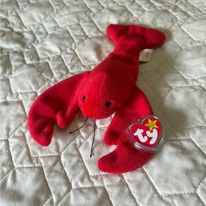 Ty Beanie Baby “Pinchers” the Red Lobster Plush Toy
